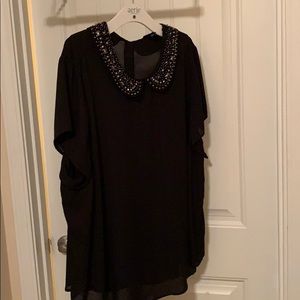 Torrid jeweled collar blouse - size 4
